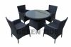 2020 new fashion outdoor garden rattan dining furniture 5pcs set